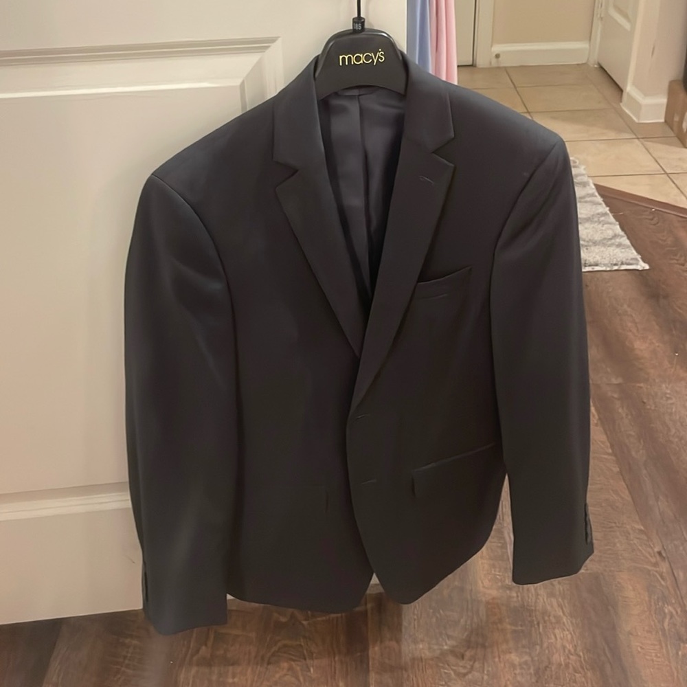 Bar III 38S Skinny Fit Gray Sport Coat